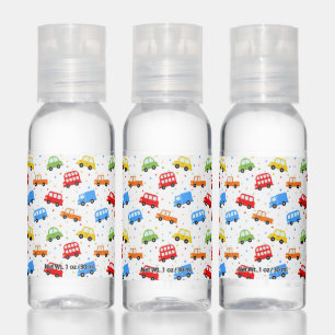 Cars Trucks Buses Vehicles Boy Cute Hand Sanitizer