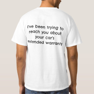 Car's Warranty T-Shirt