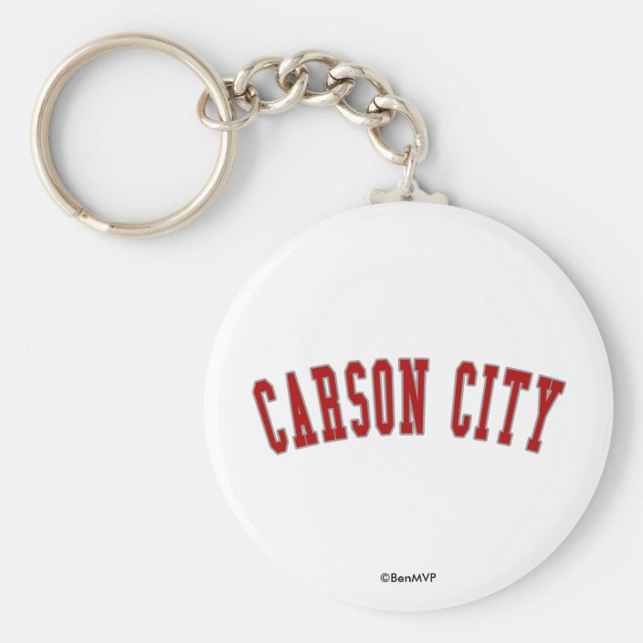 Carson City Key Chain