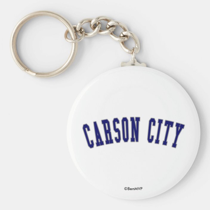 Carson City Keychain