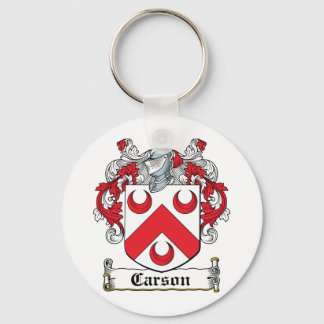 Carson Family Crest Keychain