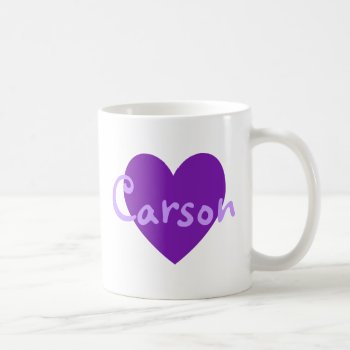 Carson In Purple Coffee Mug by purplestuff at Zazzle