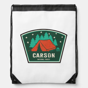 Carson National Forest Camping Drawstring Bag