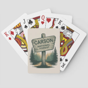 Carson National Forest New Mexico Poker Cards