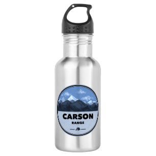 Carson Range California Nevada Camping Stainless Steel Water Bottle