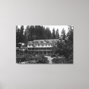 Carson, WA Shipherd's Springs Hotel View Canvas Print