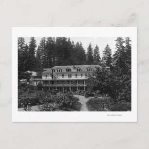 Carson, WA Shipherd's Springs Hotel View Postcard