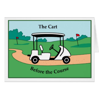 Cart before the course cards