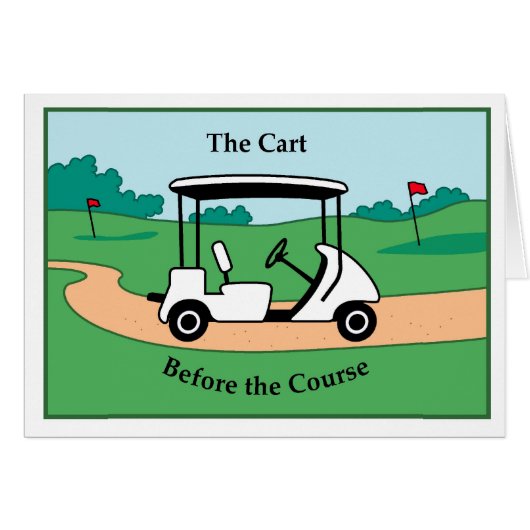 Cart before the course cards (Front Horizontal)