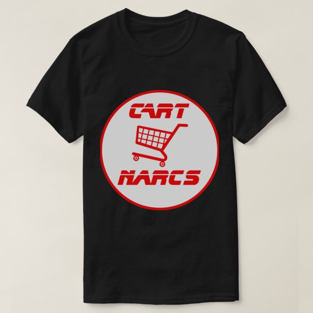 Cart Narcs White    T-Shirt (Design Front)