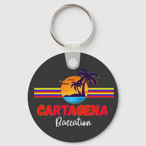 Cartagena Colombia Baecation 2021 Group Matching  Keychain