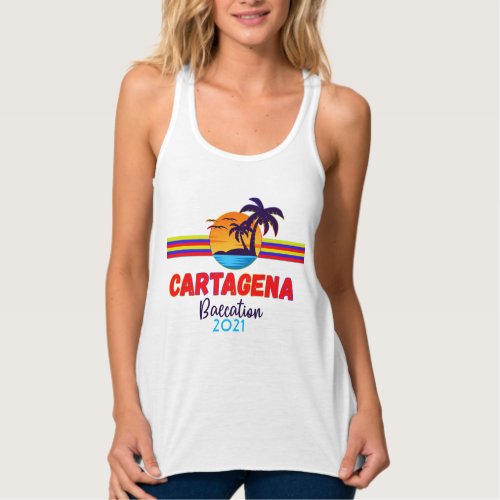 Cartagena Colombia Baecation 2021 Group Matching  Tank Top