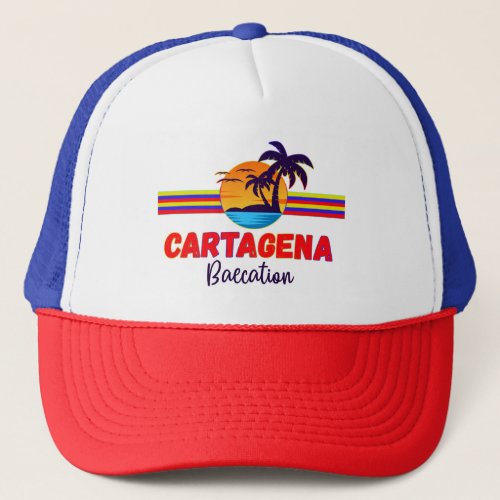 Cartagena Colombia Baecation 2021 Group Matching  Trucker Hat