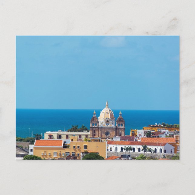 Cartagena, Colombia Old Town Postcard (Front)