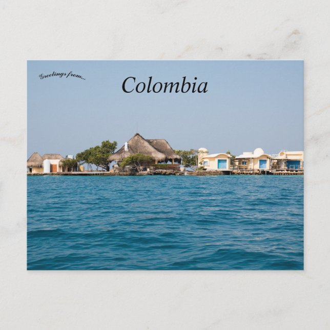 Cartagena Colombia Postcard (Front)