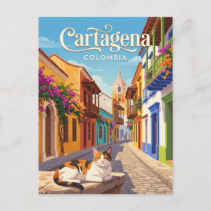 Cartagena Colombia Postcard