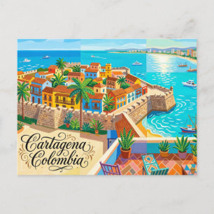Cartagena Colombia Postcard