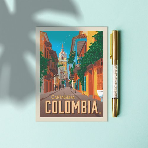 Cartagena Colombia Postcard