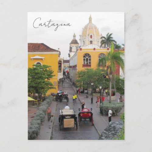cartagena life postcard