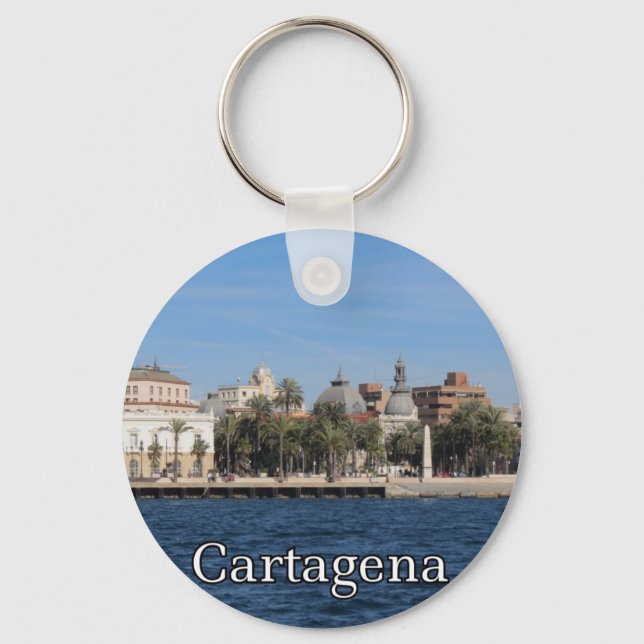 Cartagena souvenir and gift keychain (Front)