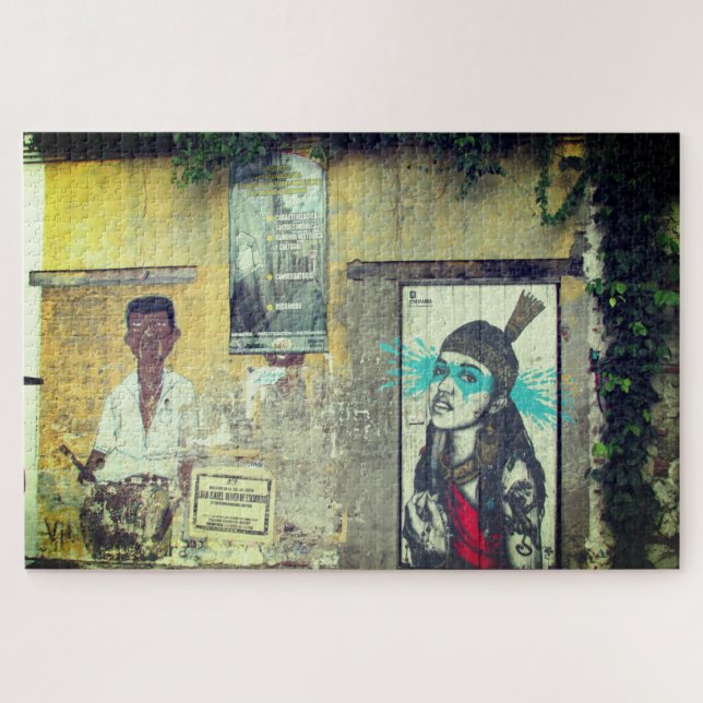 cartagena streets jigsaw puzzle (Horizontal)