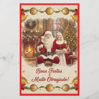 Cartão de Natal Stationery