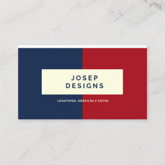 Cartão de visita escritório moderno designer business card
