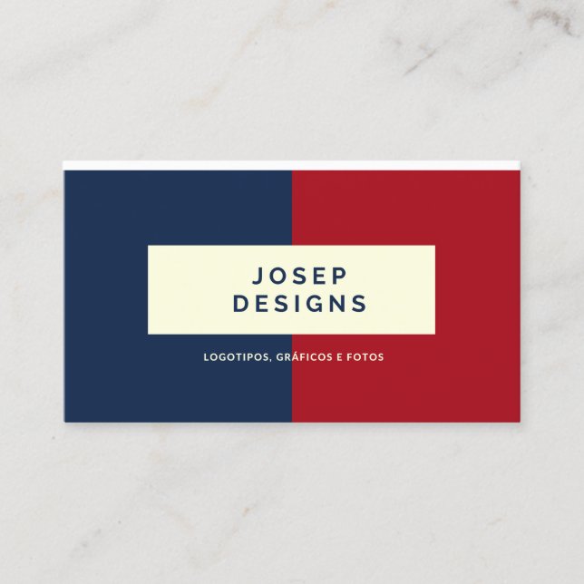Cartão de visita escritório moderno designer  business card (Front)
