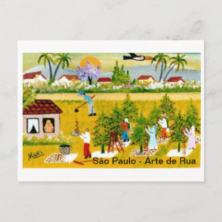 Cartão Postal Arte Brasileira Postcard