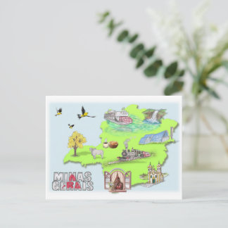 Cartão Postal de Minas Gerais Postcard