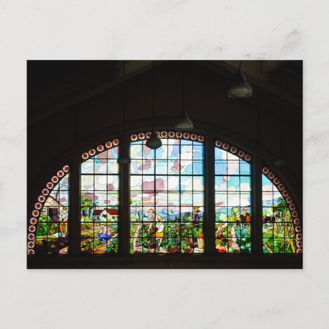 Cartão Postal - Vitral Mercado Municipal | Nº10 Postcard (Front)