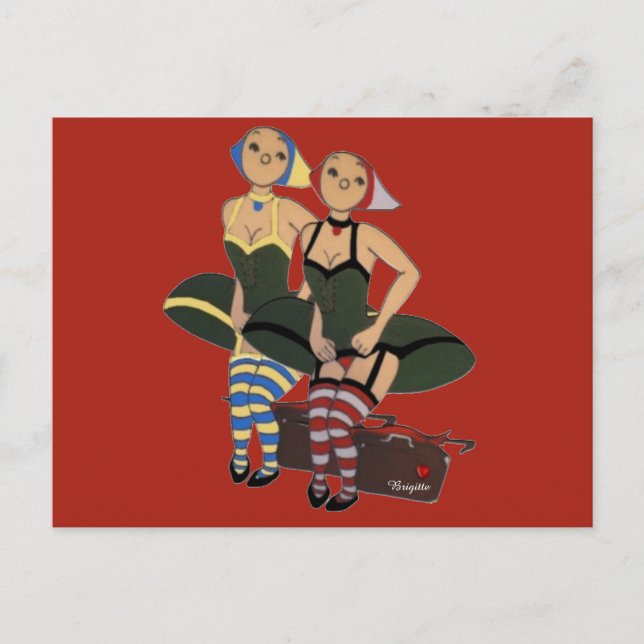 carte becassine maryline postcard (Front)