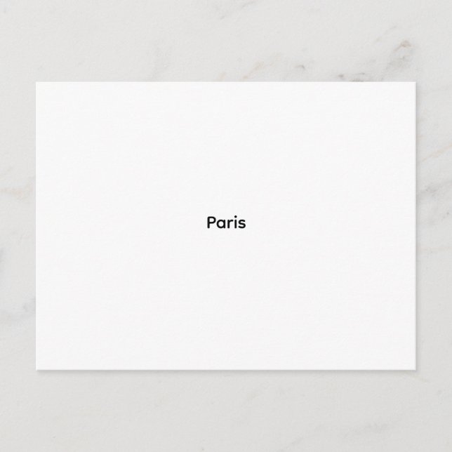 Carte d’invitation de mariage élégante et personna postcard (Front)