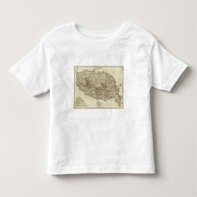 Carte de l'Isle de la Grenade Toddler T-shirt (Front)