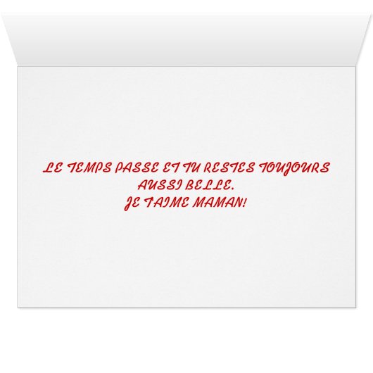 carte fête des mères (Inside Horizontal (Bottom))