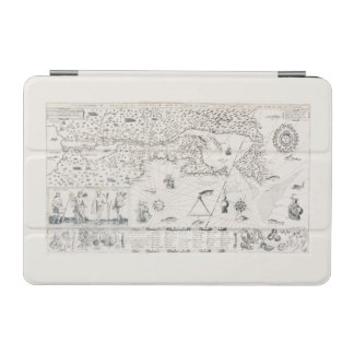 Carte Française Canada (Québec) par Champlain 1612 iPad Mini Cover
