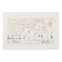 Carte Française Canada (Québec) par Champlain 1612