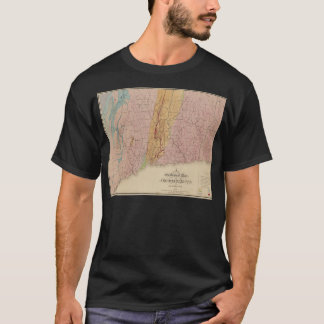 Carte gologique ancienne du Connecticut 1842 class T-Shirt