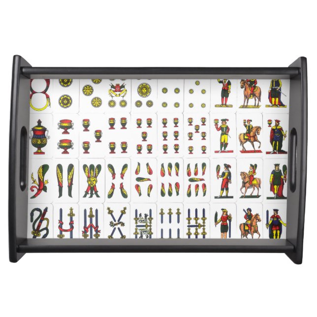 Carte Napoletane Drink Tray (Front)