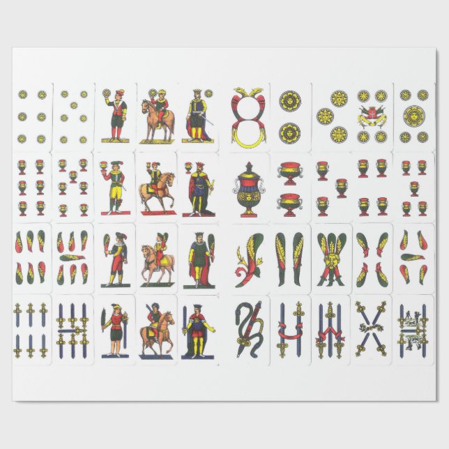 Carte Napoletane wrapping paper (Seam)