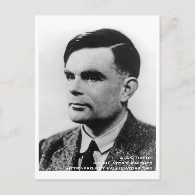 Carte postale Alan Turing Postcard (Front)