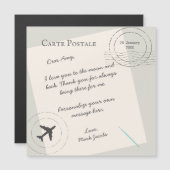 Carte Postale  custom message personal love note (Front/Back)
