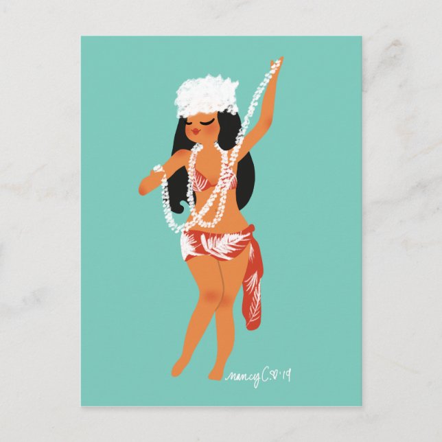 Carte postale Jeanne's Tiare Holiday Postcard (Front)