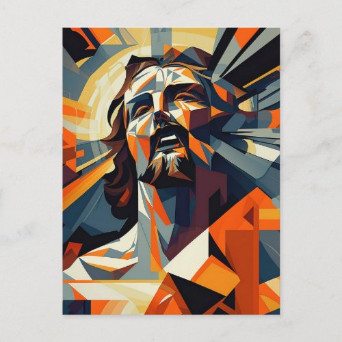 Carte Postale Jsus Christ cubisme Postcard