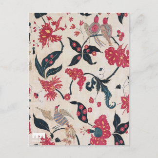 carte postale motif indien postcard