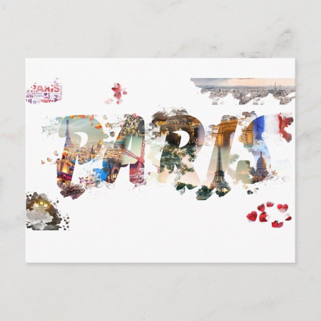 Carte Postale PARIS Postcard (Front)