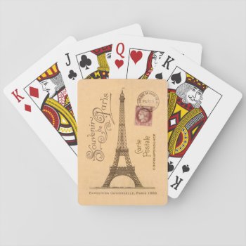 Carte Postale Playing Cards by grandjatte at Zazzle