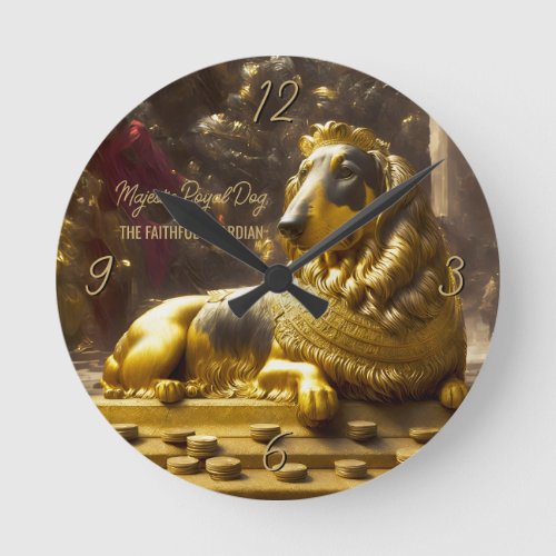 Carte postale round clock