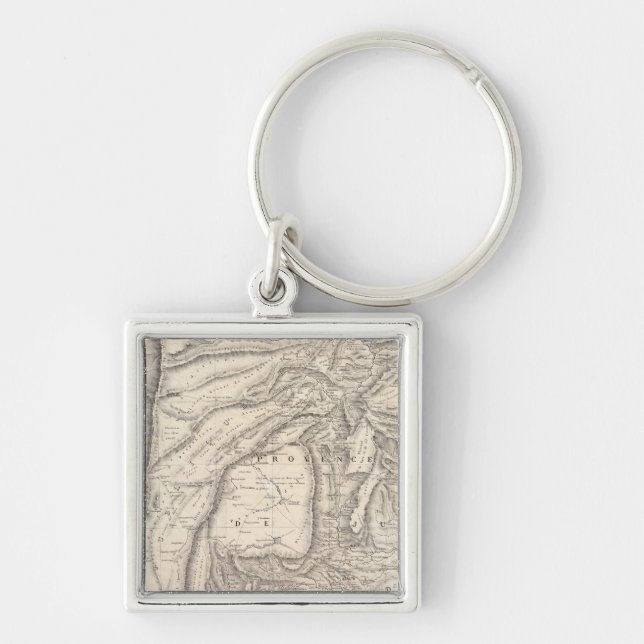 Carte, provinces of Salta in Jujuy Keychain (Front)