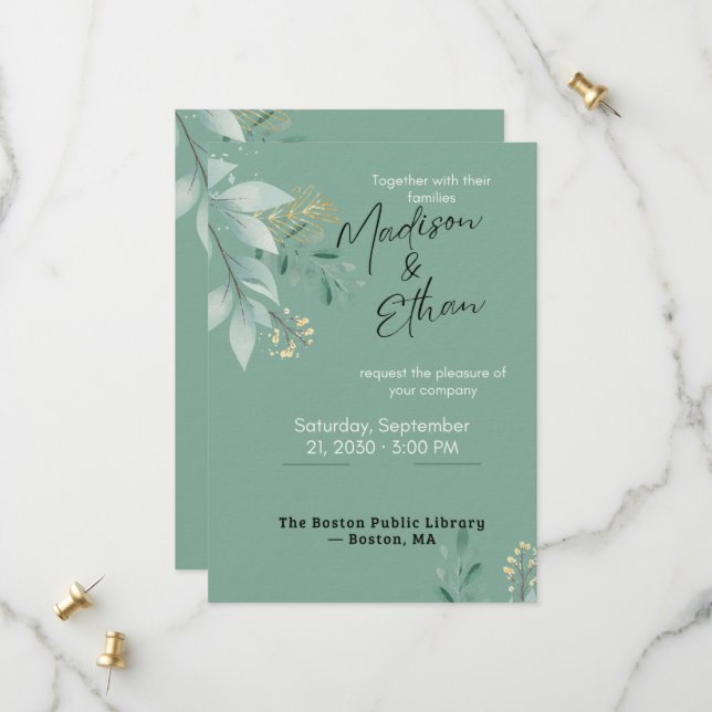 Carte save the date simple (Front/Back In Situ)